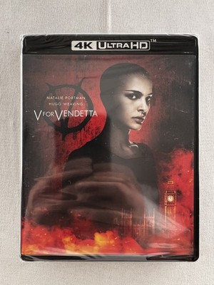 V for Vendetta 4K UHD Blu-ray Brand NEW Factory Sealed