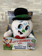 The Elf on the Shelf Santaverse Razzle the Snowman   Plush Toy and Storybook Set