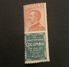 KINGDOM 1924/25 ADVERTISING STAMPS MNH** SASS.N.20 COLUMBIA CENT 20