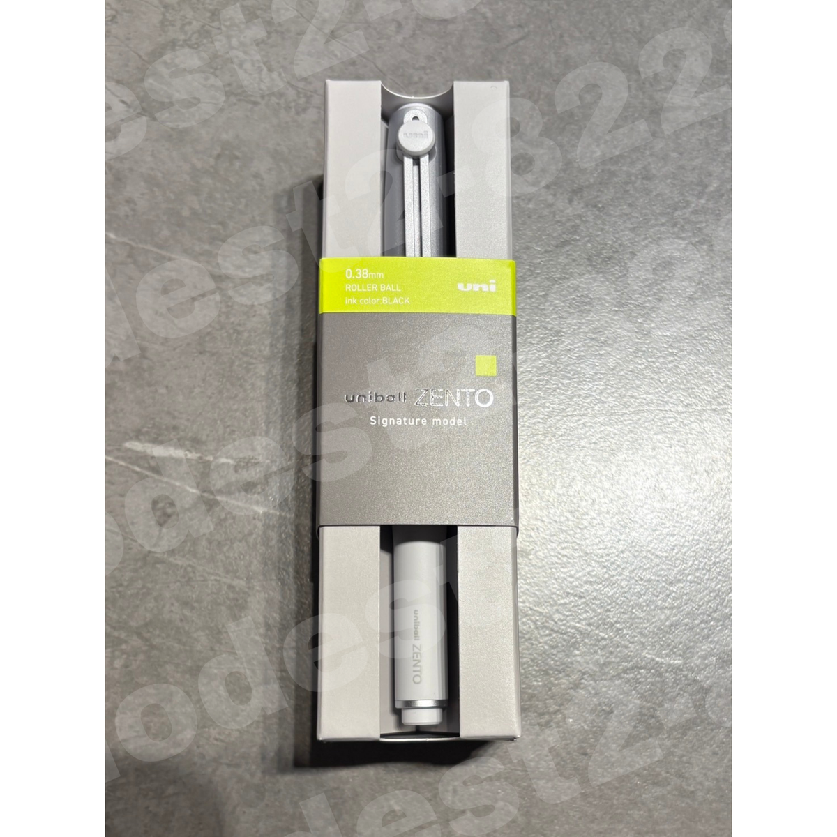 Mitsubishi Pencil uniball ZENTO signature model silver 0.38