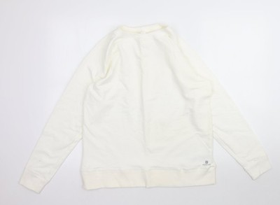 Oxylan Damen Pullover Sweatshirt weiß Größe XL