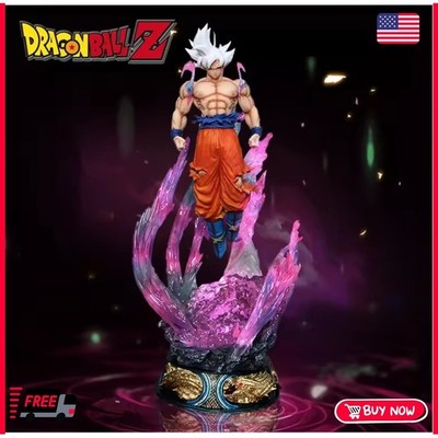 Dragon Ball Z 25cm Son Goku Ultra Instinct Action Figure Super Saiyan PVC Statue
