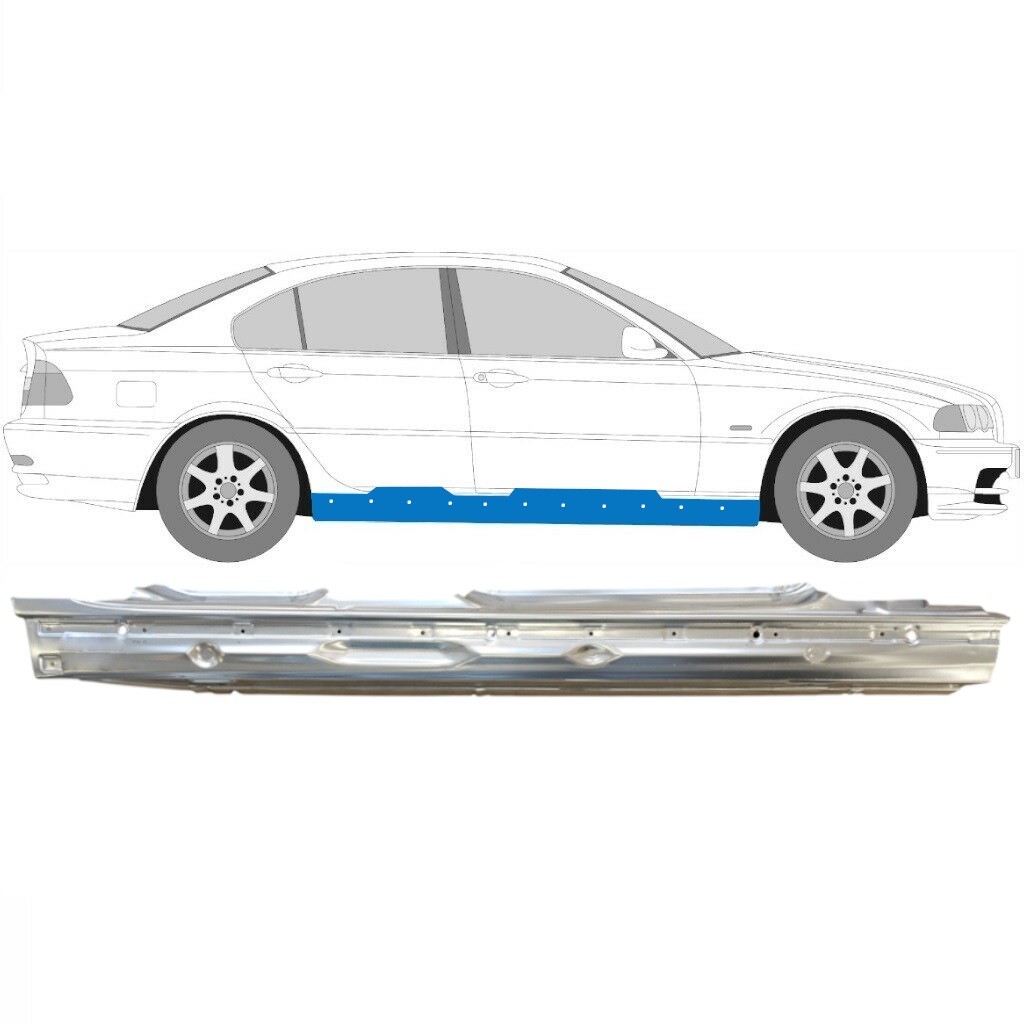 Full sill repair panel for BMW 3 E46 1998-2006 / Right
