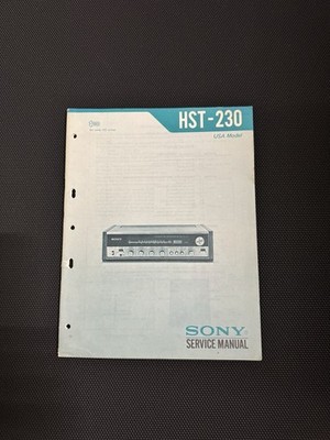 Sony HST-230 Receiver Service Manual *Original*