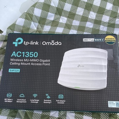 TP-Link AC1350 (EAP225) Wireless MU-MIMO Gigabit Ceiling Mount Access Point
