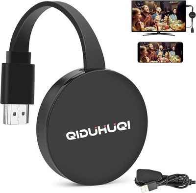 4K Wireless HDMI Dongle, Miracast hdml Adapter mit Screen Mirror, Hdmi Wirele...