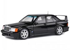 Mercedes W201 190E 2.5-16 Evo 2 black diecast model car 1001 Solido 1:18