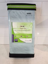 NEW ECO SHEEX 2 KING Pillowcases SEAFOAM 100% Viscose Bamboo