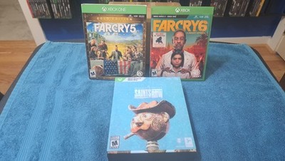 Far Cry 5 steelbook Far Cry 6, Saints Row Xbone/ Series X 3 game lot Clean discs