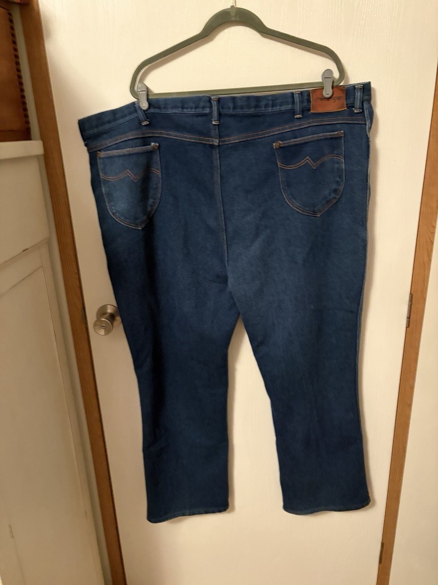Vintage 80s-90s Wrangler Men's Jeans SZ 52 Short Pony Made In USA
