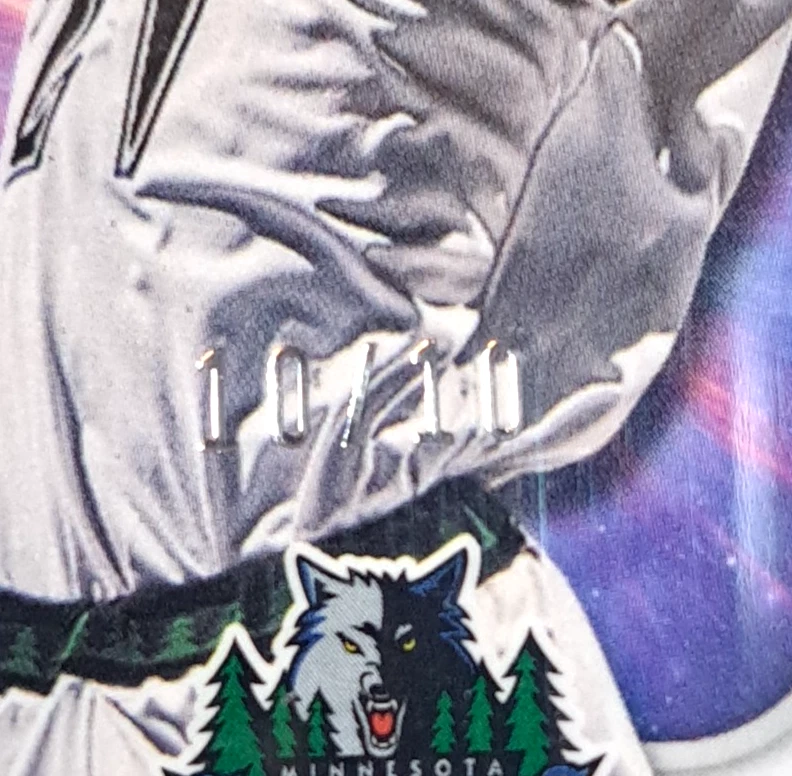 Kevin Garnett /10 (AUTO, Bookend, Pop 1, PSA 8)💥2022 Panini Spectra Deep Space - Image 3 of 4