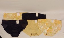 Lot of 5 Auden Women's Size M 8-10 Invisible Edge Bikini Panties NWT 
