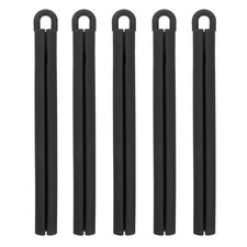 5Pcs Reusable Black Rubber Pool Cue Holder Organizer for Billiard Sticks