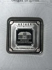 Geiger Edelmetalle 20 Gram .999 Fine Silver Square Bar In Assay Schloss Bullion