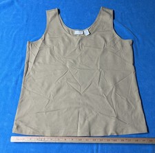 Chicos Women's Shapewear Top 2XL Neutral Tan Slimming Control