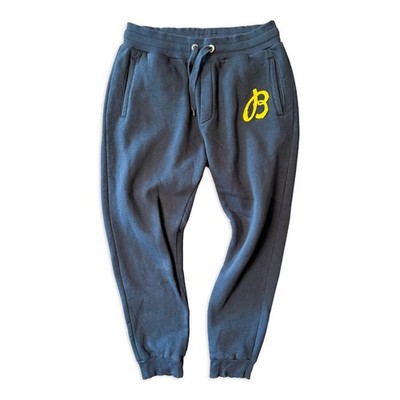Breitling 1884 Luxury Apparel Sweatpants Mens XL Navy Yellow Logo Watch Promo