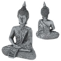 Buddha Sitzend Statue H12 Skulptur Feng Shui Lotussitz Meditation Buddhismus