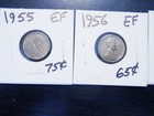 7 Circulated EF Lincoln Wheat Cents 1951 to 1958D — photo 4