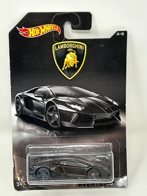 Hot Wheels 2017 Lamborghini Series Lamborghini Aventador 4/8, Black