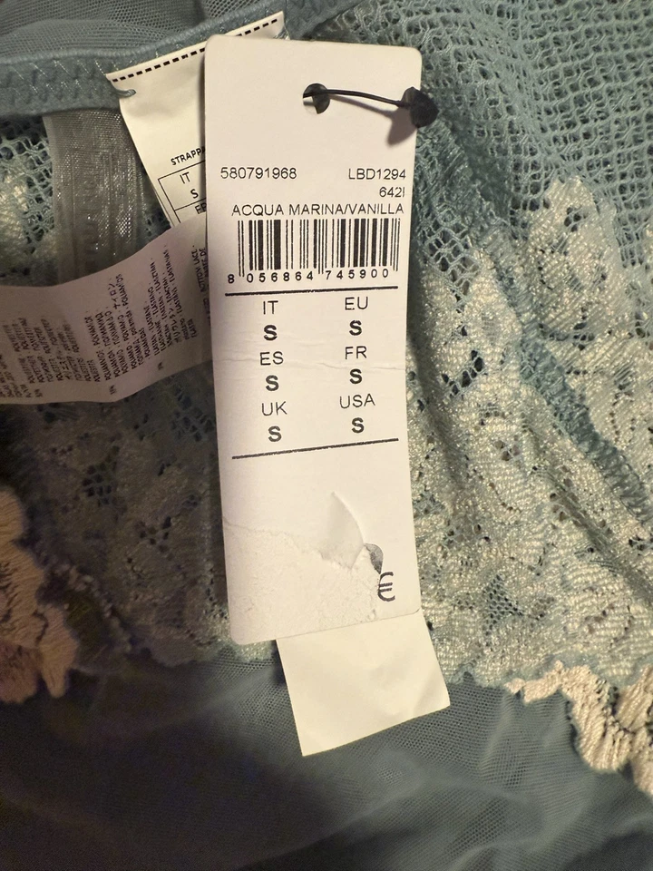 Camisón sin cordones lencería floral de encaje acuático Intimissi (talla S) nuevo sin etiquetas Foto 2 de 2