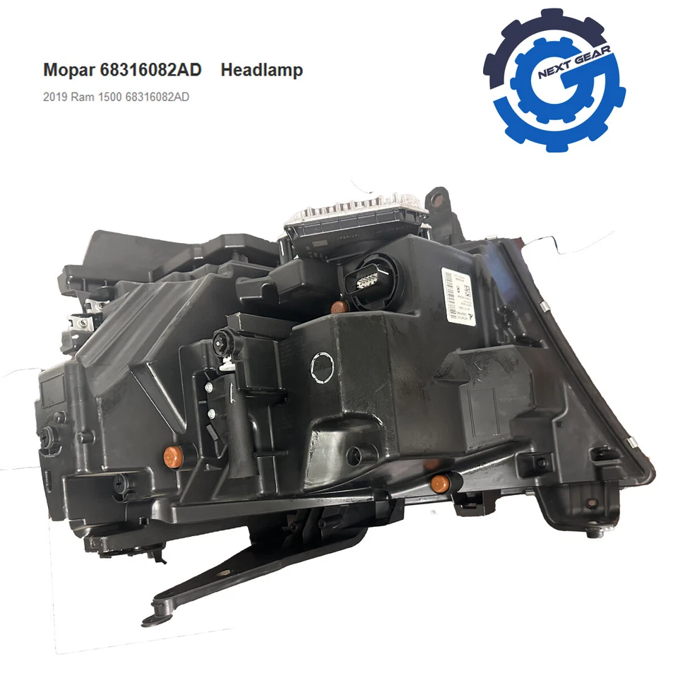 Conjunto de faros LED Mopar OEM para Ram 1500 2019-2023 derecha 68316082AD Foto 2 de 2