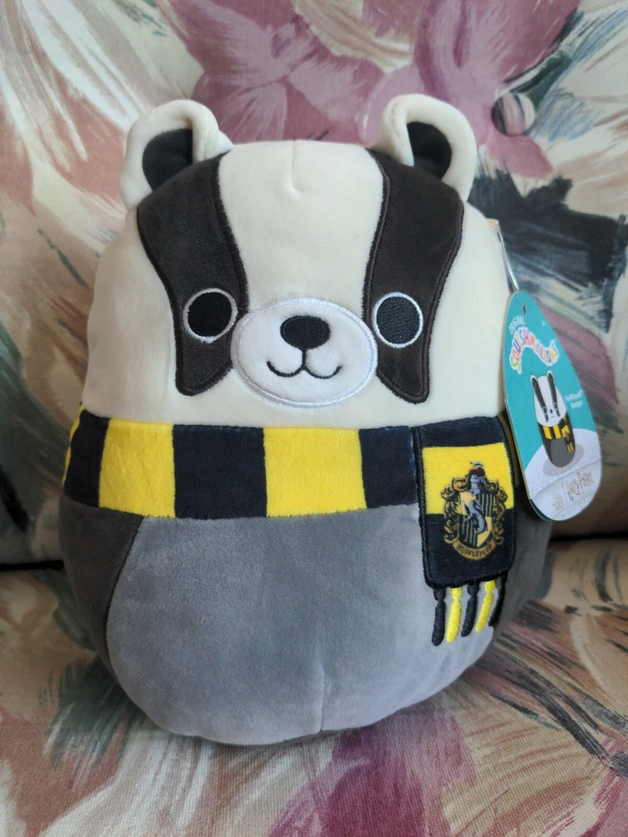 Squishmallow Harry Potter Hogwarts House Hufflepuff Badger 8 Inch