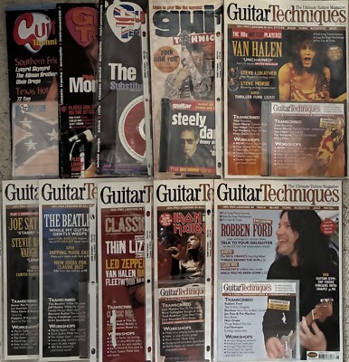 Choose your Guitar Techniques Magazine with CD   FREE SHIPPING