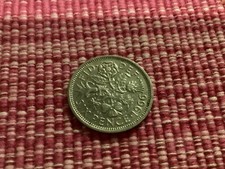 1966 Sixpence Coin Queen Elizabeth II