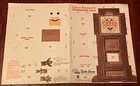 1956 Captain Kangaroo’s Grandfather Clock Cardboard Punch Out Buster Brown RARE!
