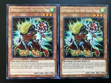 2x Speedroid Den-Den Daiko Duke SHVI-EN006 Rare 1st Ed & Unlimited Ed Near Mint