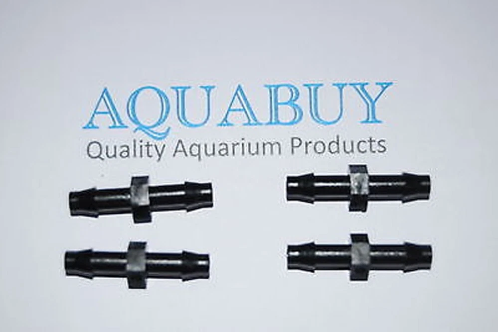 4mm in-line joiners for Aquarium airline - 4 pieces