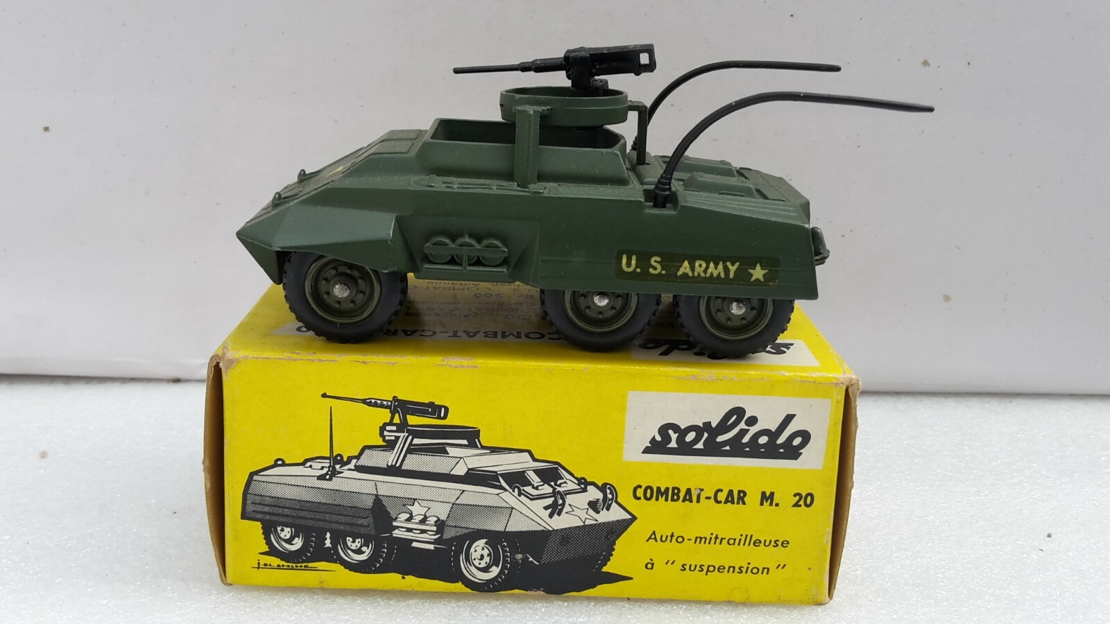 Solido 1/50 – Blindé US M20 Combat Car – WW2 – Réf 6028 – NEUF