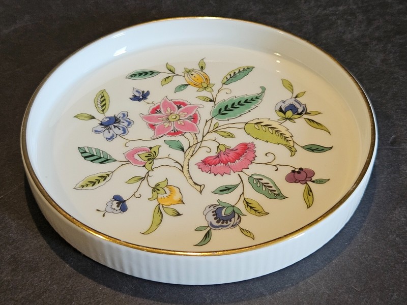 Haddon Hall Minton Porcelain Wine Bottle Coaster