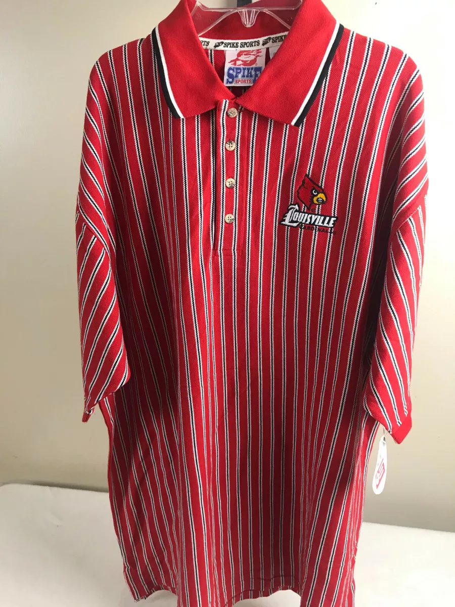 University of Louisville Cardinals Embroidered Golf Shirt Mens XL Red NEW