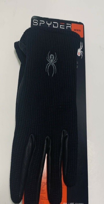 小物 Spyder Gloves Black M Amazon.com : Spyder Men's Ski Gloves - Super Soft Mountain