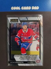 2023-24 O-Pee-Chee Platinum Rookie RC Lucas Condotta #262 Montreal Canadiens 