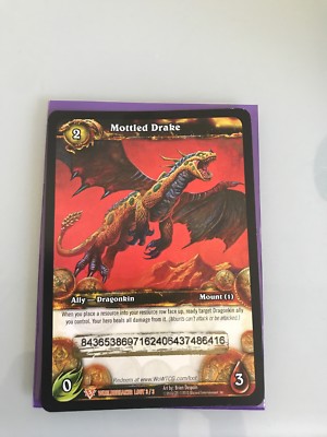 Mottled Drake WOW Scheckiger Drache Loot Karte Ally