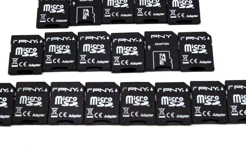 Lote de 19 adaptadores PNY Micro SD microSD a SD SDHC SDXC solamente Foto 3 de 4