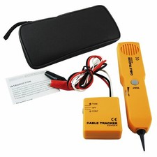Portable Cable Wire Tracker Network Phone Line Tracer Tester Kit Tone Continuity