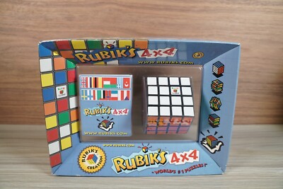 VINTAGE RUBIK'S CUBE 4 x 4 with booklet, NEW IN PACKAGE 1974