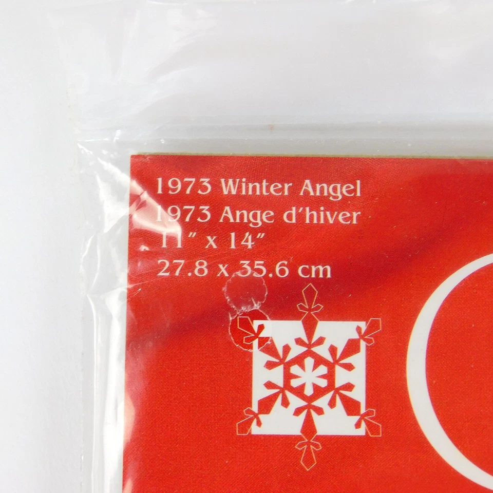 Vtg Winter Angel Cross Stitch Christmas Traditions Designs for the Needle NOS - Image 4 of 4