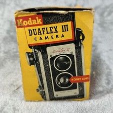 Kodak Duaflex III Camera with Box and Instructions NOT TESTED