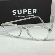 RetroSuperFuture FHV Numero 02 Bureau Crystal Frame Glasses NIB