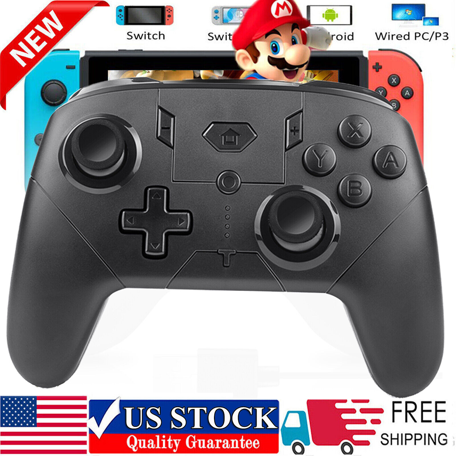 Control Pro Turbo Nintendo Switch Inalámbrico Bluetooth PC Celular - R – DA  Gamers Store