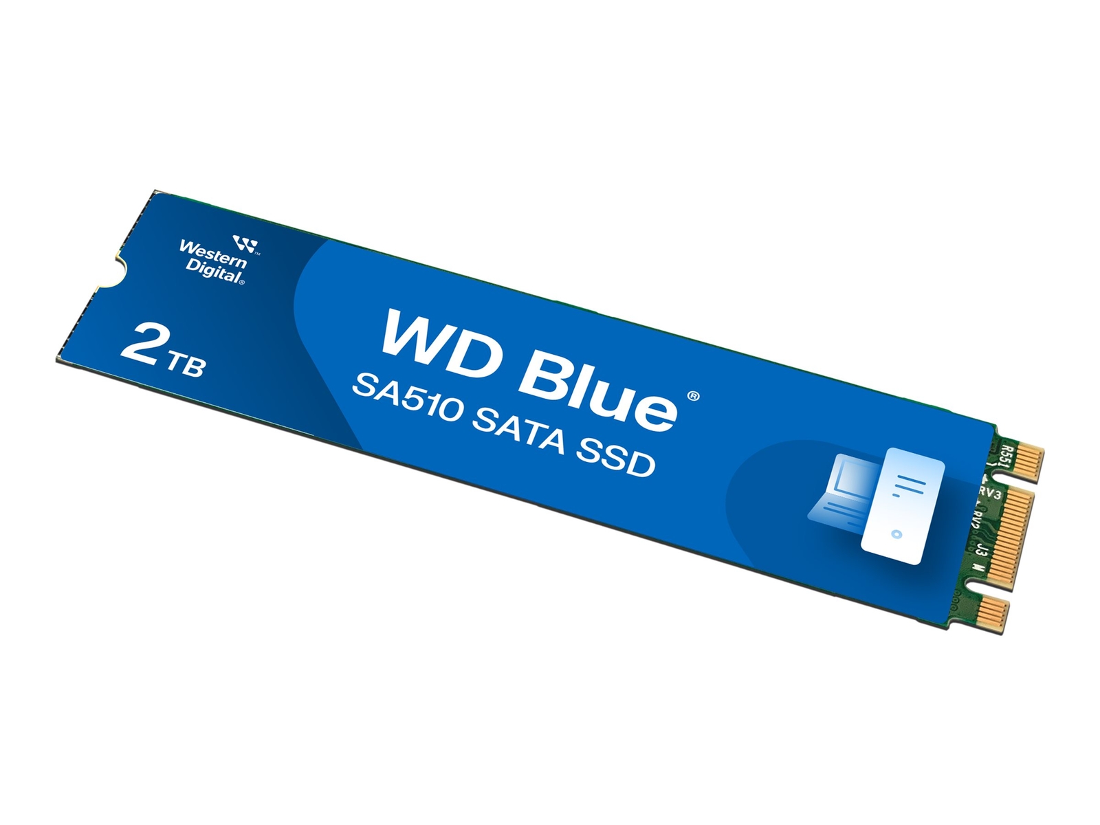 WD SSD Blue SA510 2TB M.2 SATA G3 Solid State Disk WDS200T3B0B