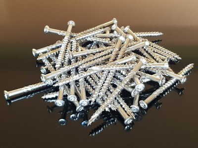 Terrassenschrauben Edelstahl A2 V2A Schneidkerbe ETA-Zul. Torx TX25 5x50-80 mm