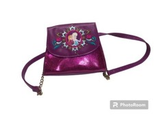 Disney Frozen Princess Elsa and Anna Starry Sky Purple Crossbody Purse for Girl