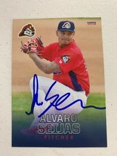 Alvaro Seijas 2018 Signed Peoria Chiefs Team Card