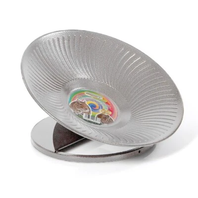 MONTANA CAGES Montana Laufteller aus Stahl für Chinchillas, Degus & Co., Platinum, L Ø 28 cm