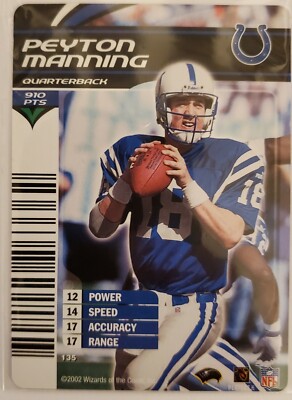 2003 NFL Showdown PEYTON MANNING Indianapolis Colts Rare Card